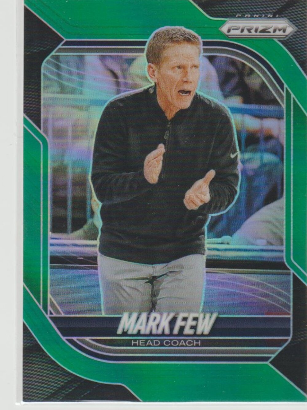 Mark Few 2025-26 Panini Prizm #66 Green Prizm Head Coach Basketball